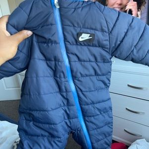 Baby(9-12M) puffer snowsuit